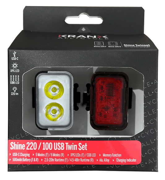 KranX Shine 220 / 100 USB Rechargeable Lightset