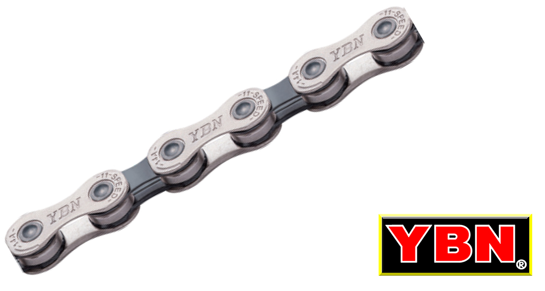 YBN   S11 S 11 Speed Chain in Silver/Grey (Boxed)