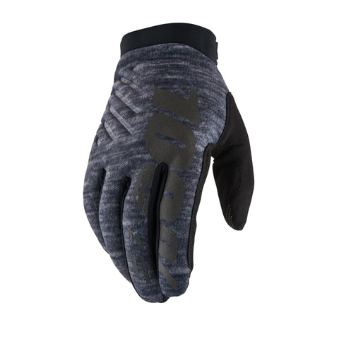 100% Brisker Cold Weather Glove Heather Grey
