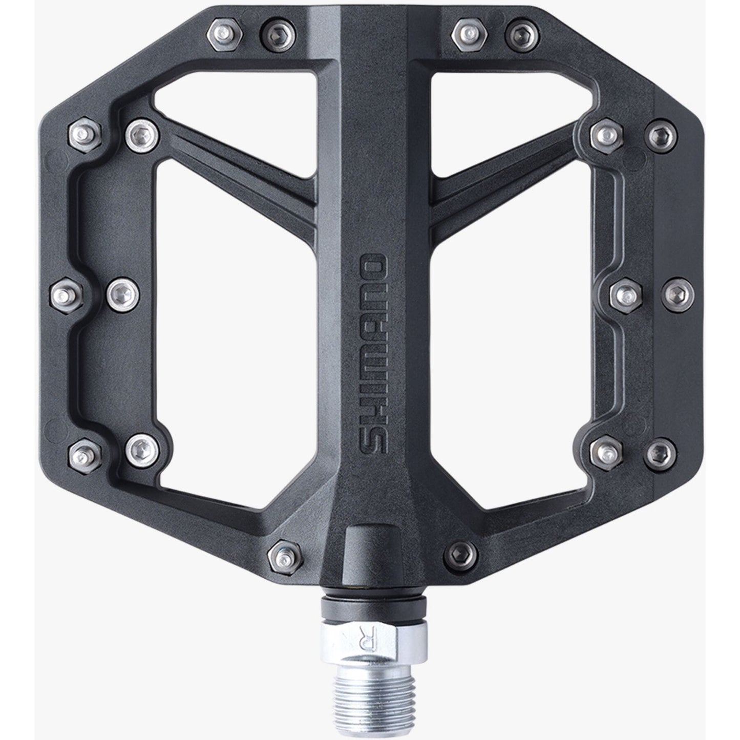 PD-GR400 flat pedals, resin with pins, black