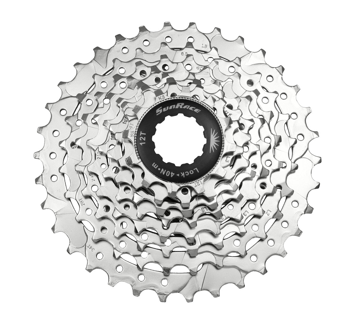 SunRace CSM66 - 8 Speed MTB 11-32T Nickel Cassette